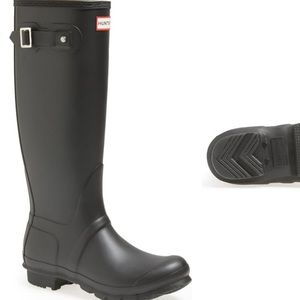 Hunter Original Tall Waterproof Rainboot Black